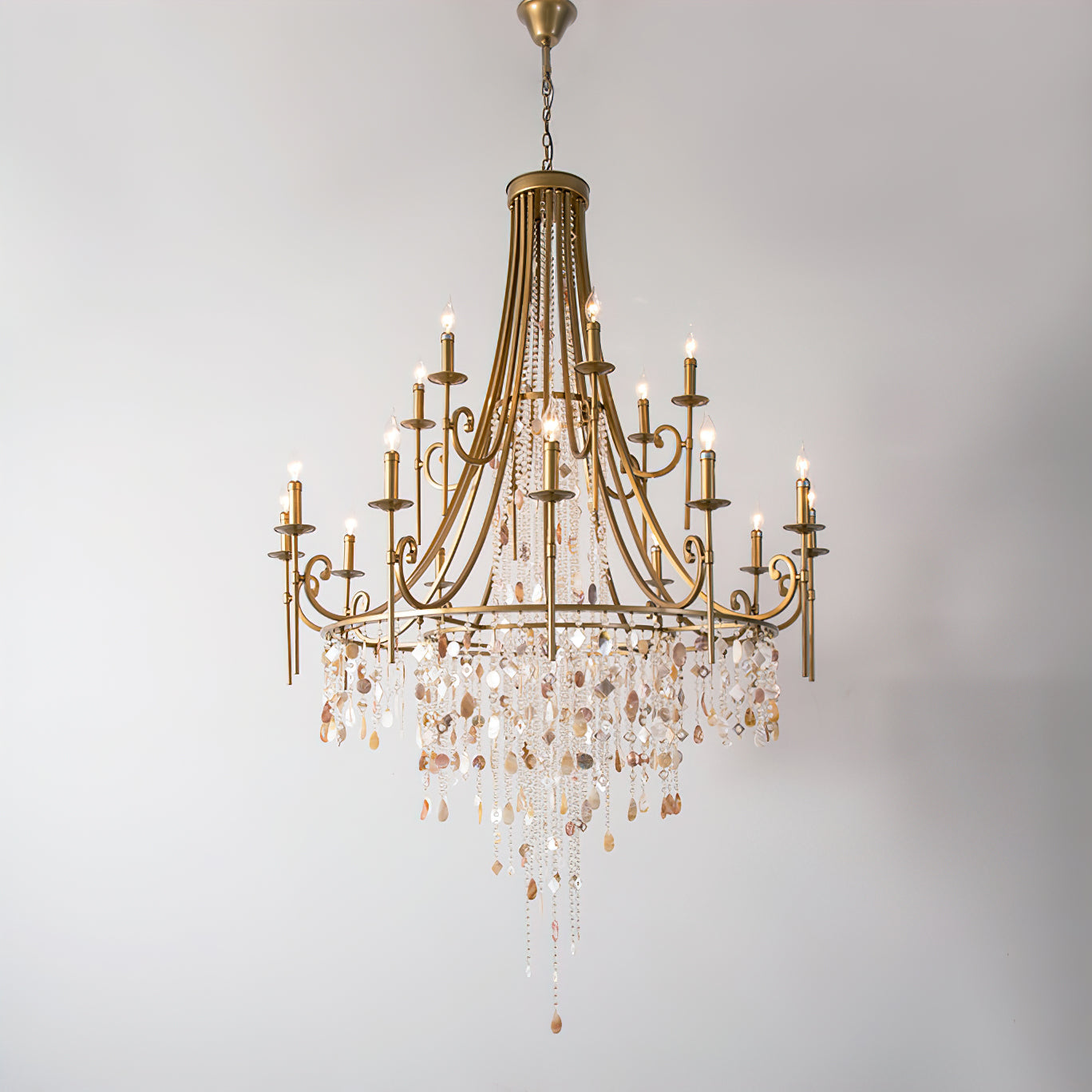 Tatum Lu x Shell Crystal Chandelier