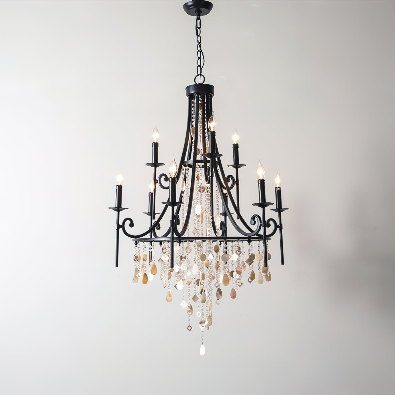 Tatum Lu x Shell Crystal Chandelier