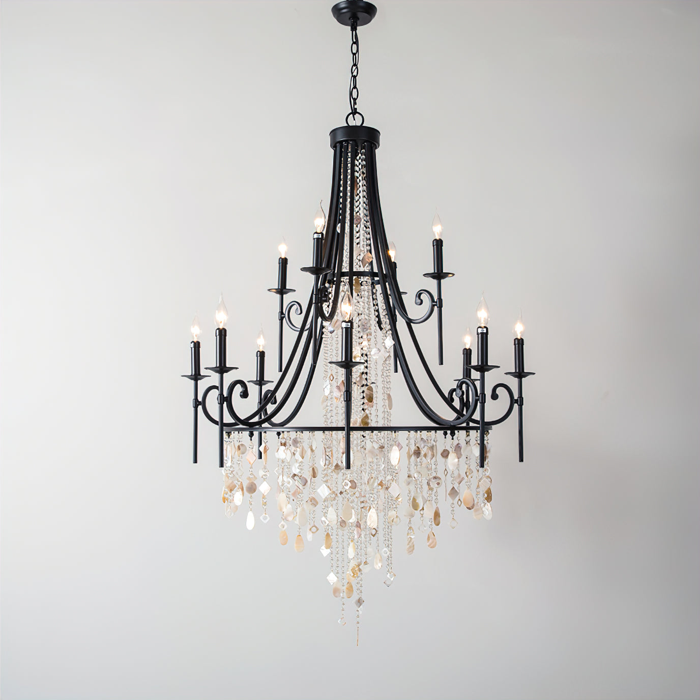 Tatum Lu x Shell Crystal Chandelier