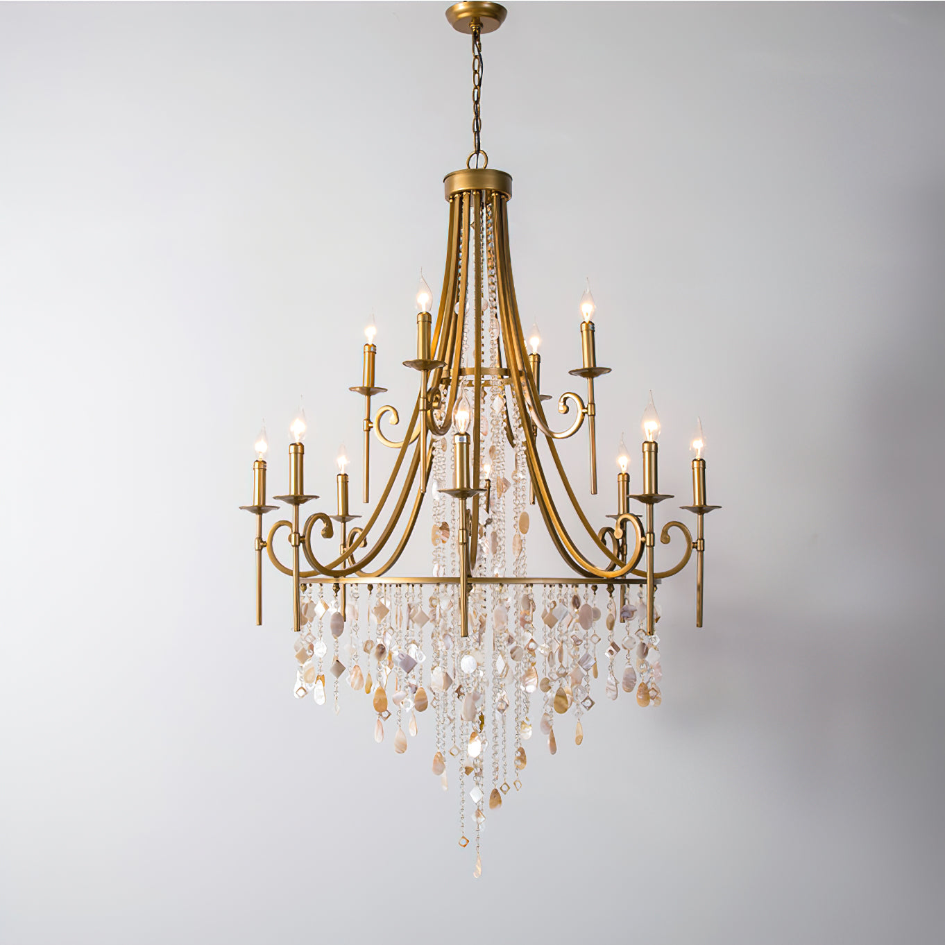 Tatum Lu x Shell Crystal Chandelier