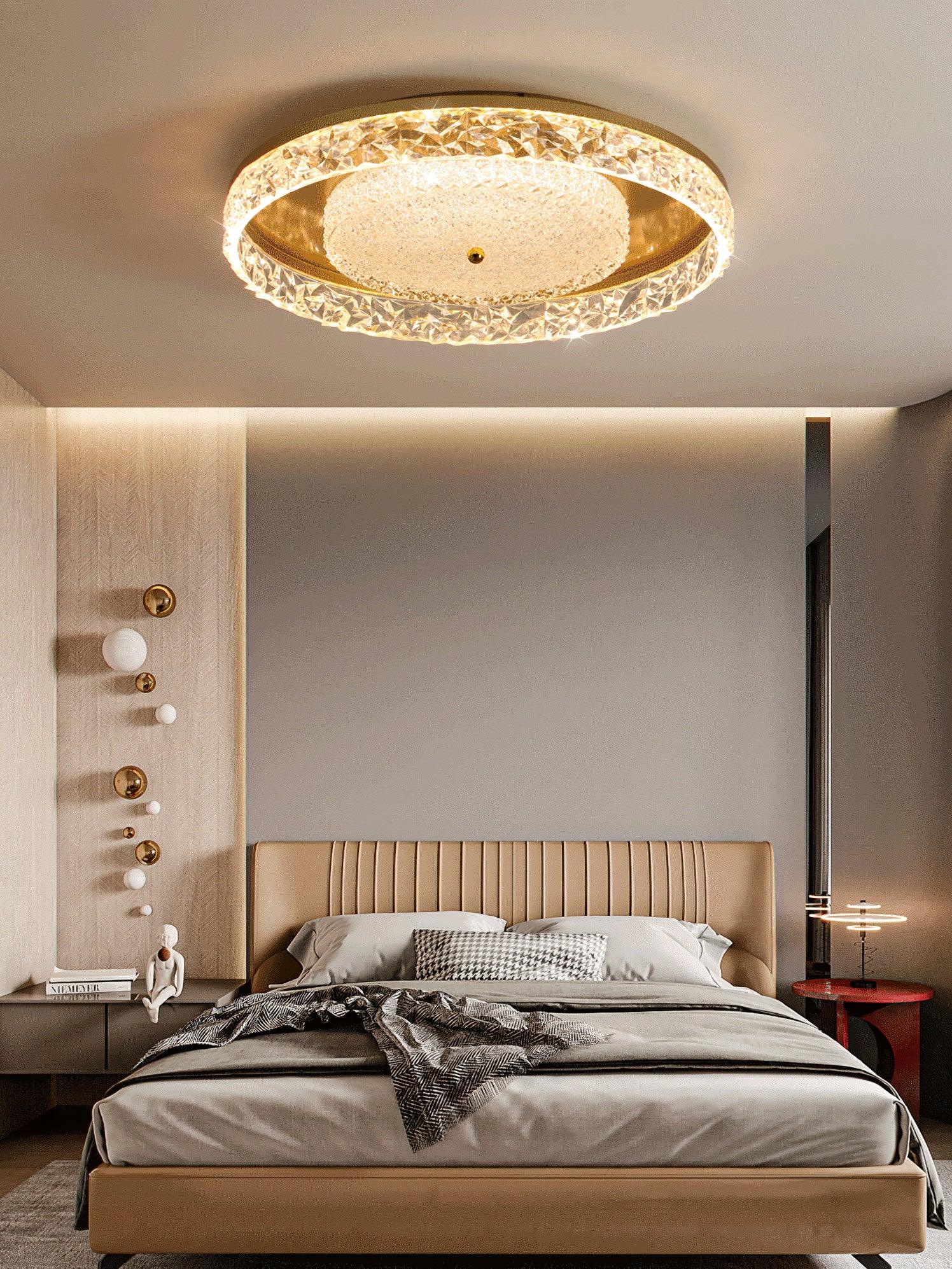 Crystal Embedded Ceiling Light