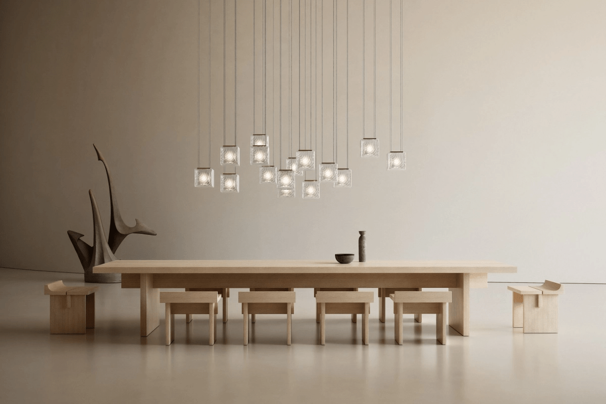 Crystal Pixels Customizable Chandelier