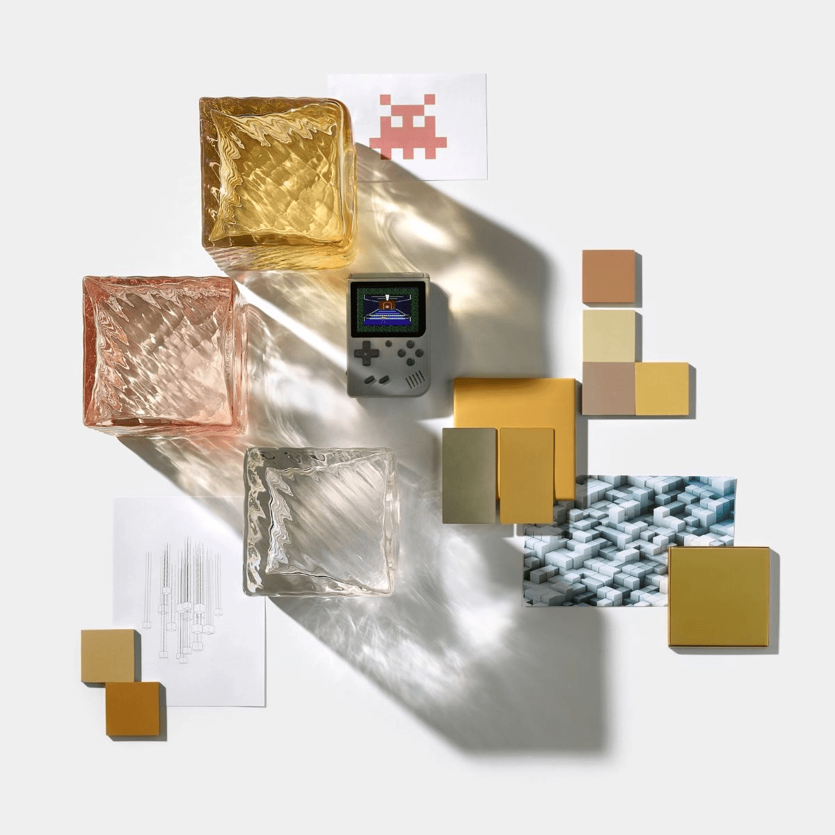 Crystal Pixels Customizable Chandelier