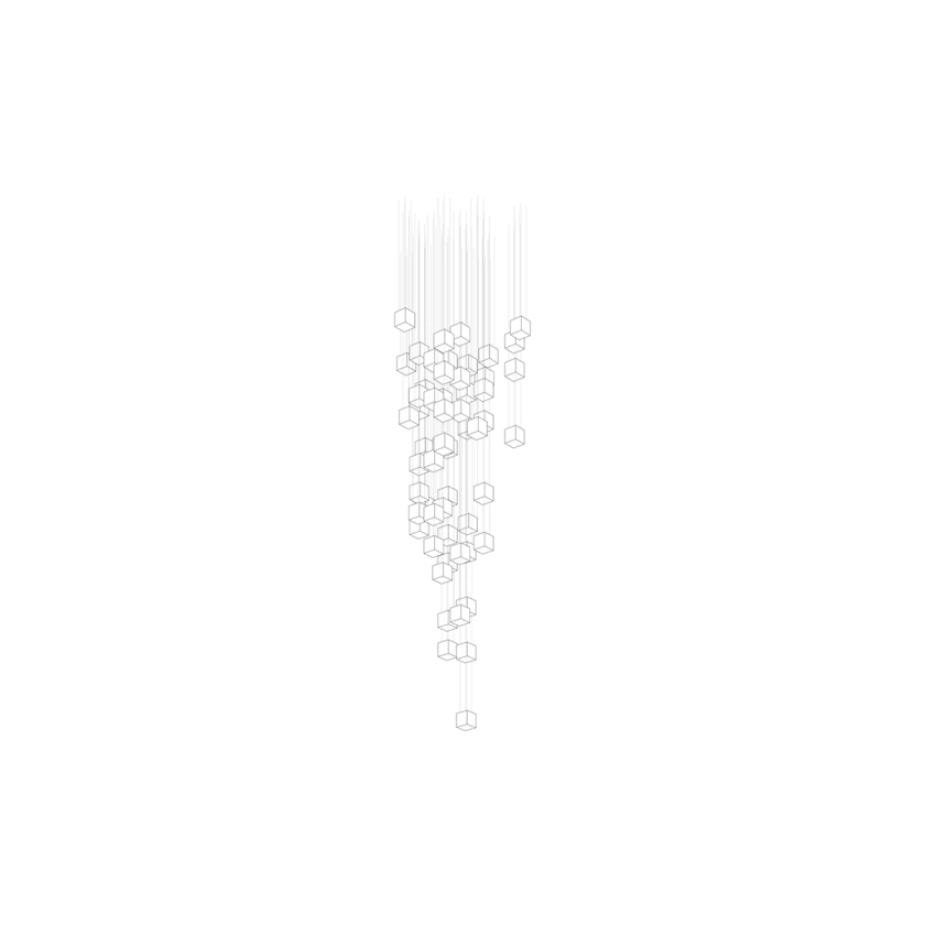 Crystal Pixels Customizable Chandelier
