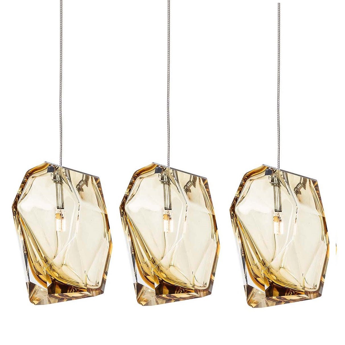 Crystal Rock Cluster Chandelier