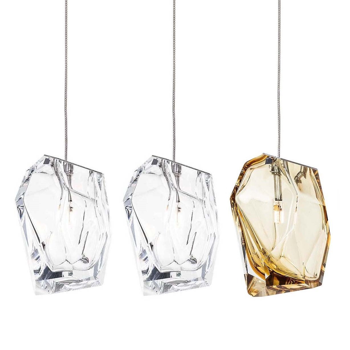 Crystal Rock Cluster Chandelier