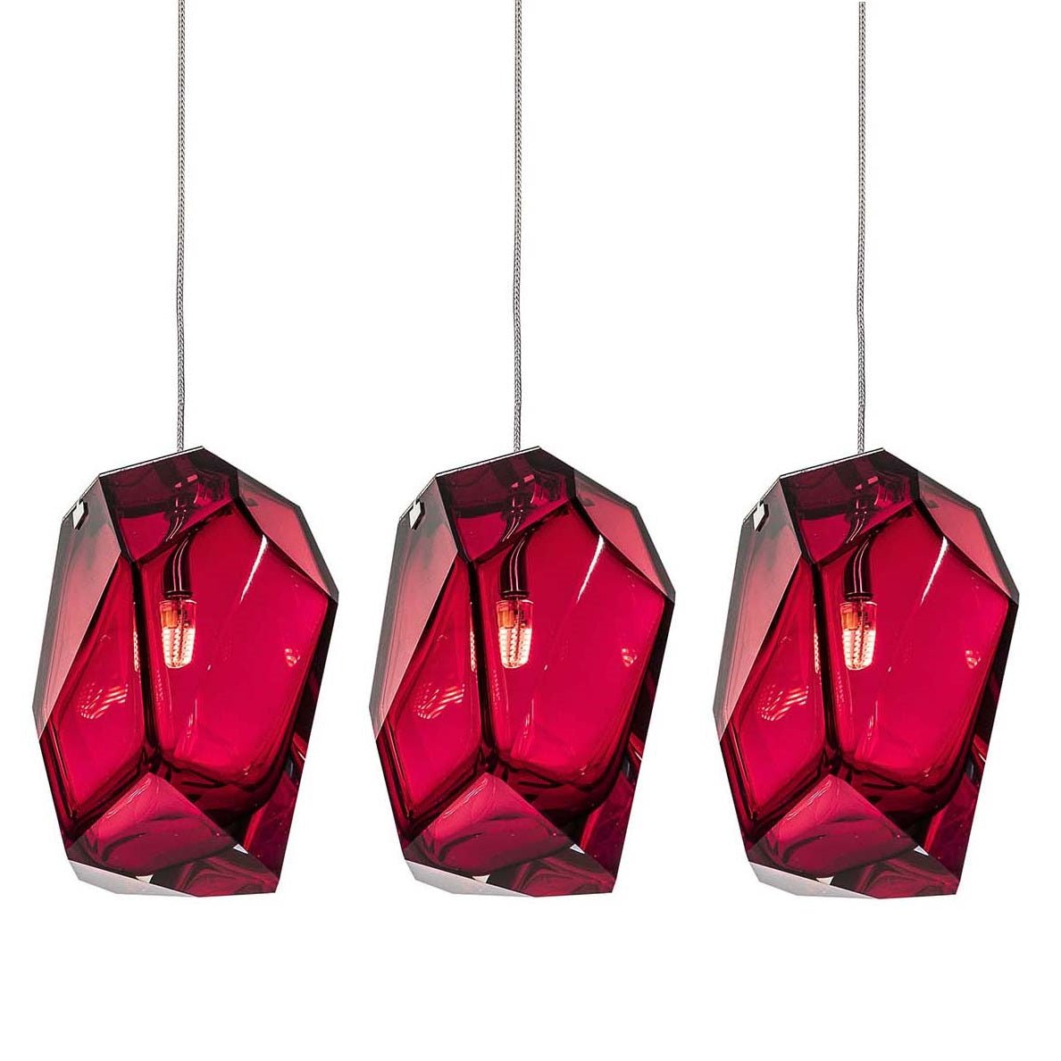 Crystal Rock Cluster Chandelier
