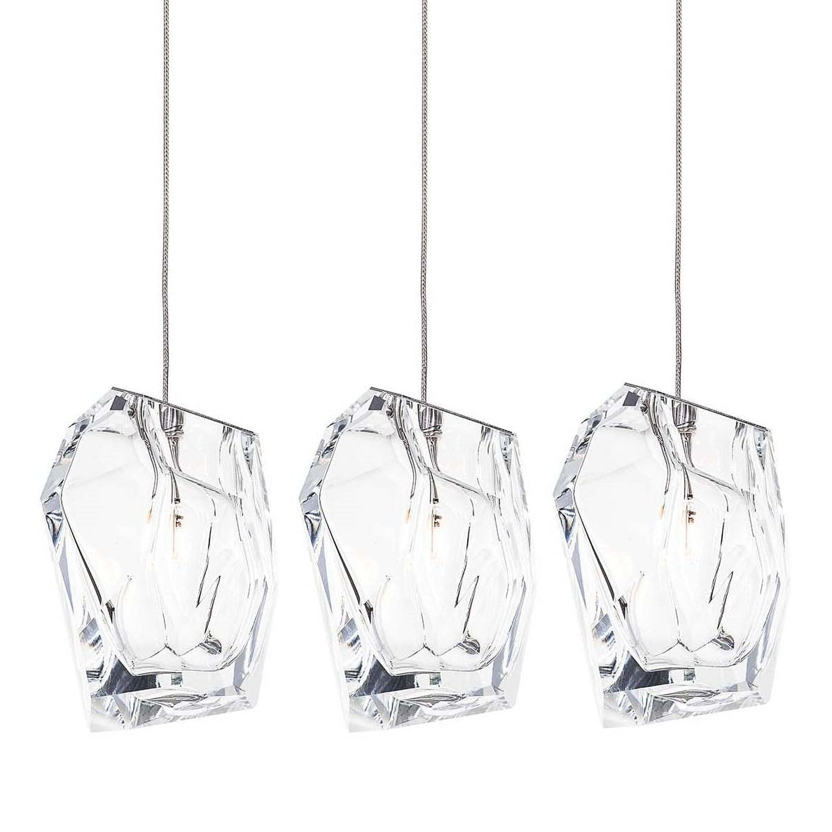 Crystal Rock Cluster Chandelier
