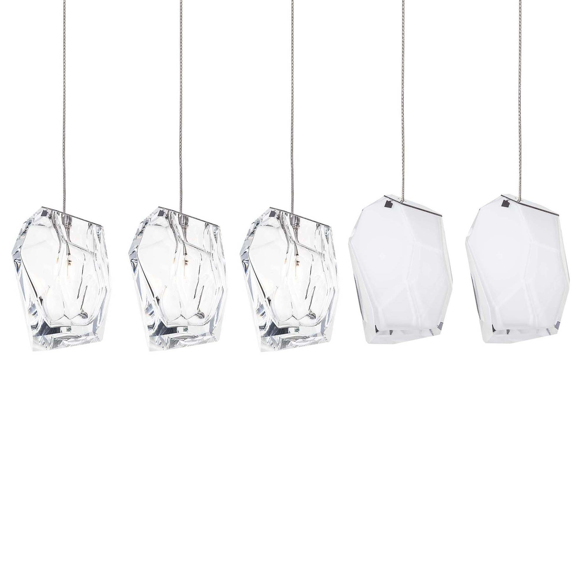 Crystal Rock Cluster Chandelier