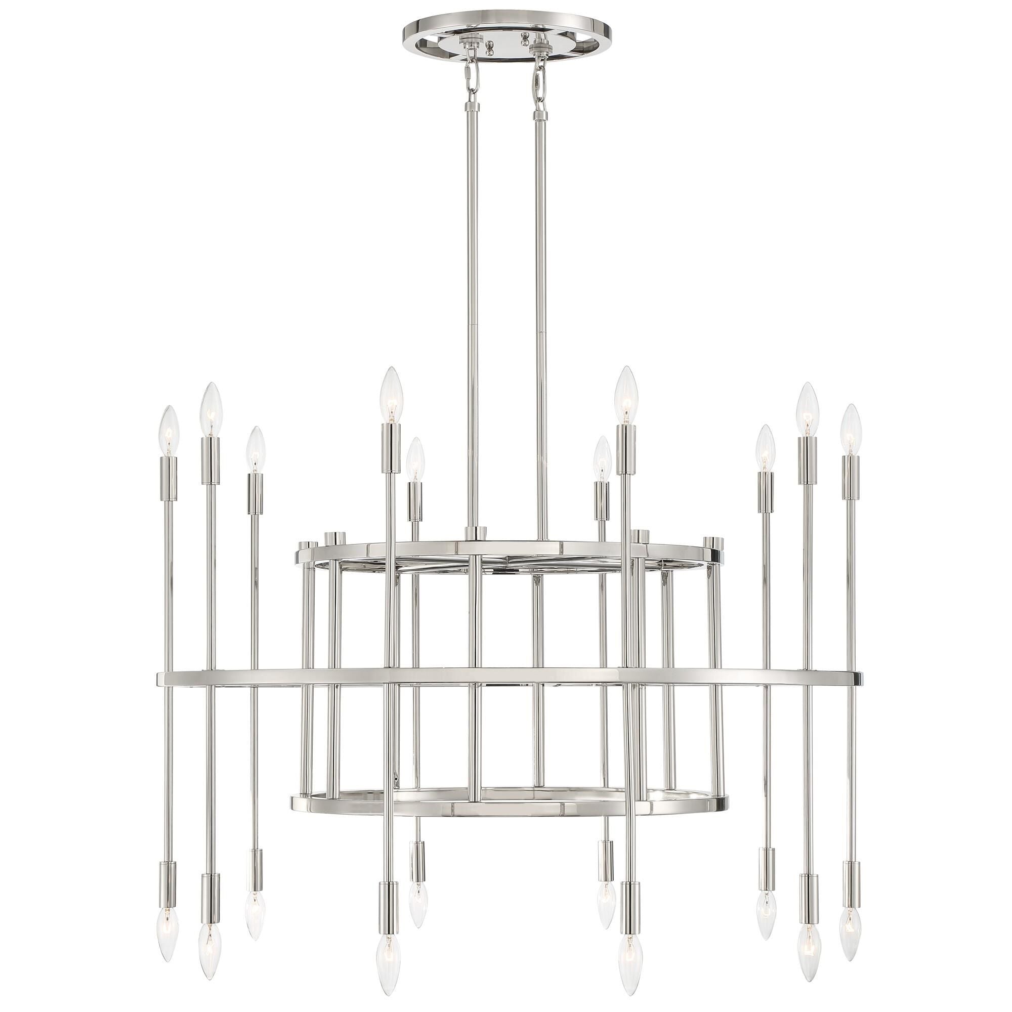 Crystorama Aries 40 Inch Chandelier Cp527000