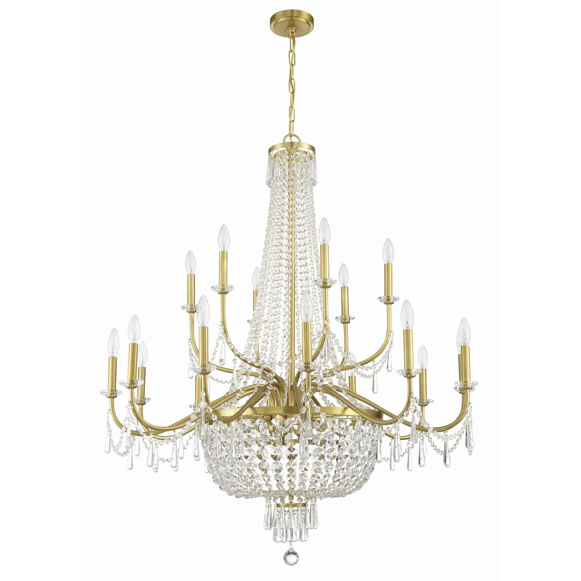 Crystorama Haywood 40 Inch 22 Light Chandelier Cp797223
