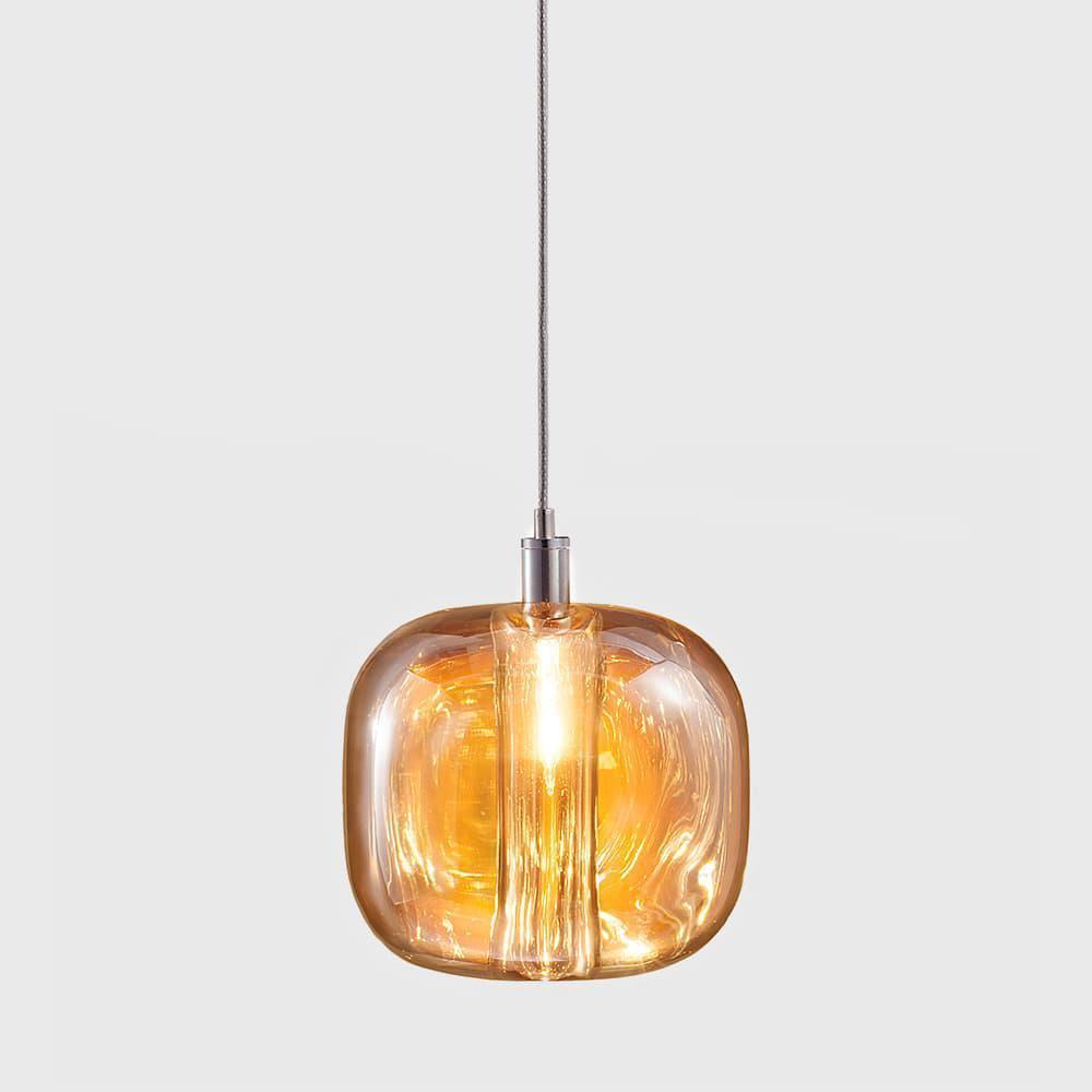 Cubie Suspension Brushed Brass Base