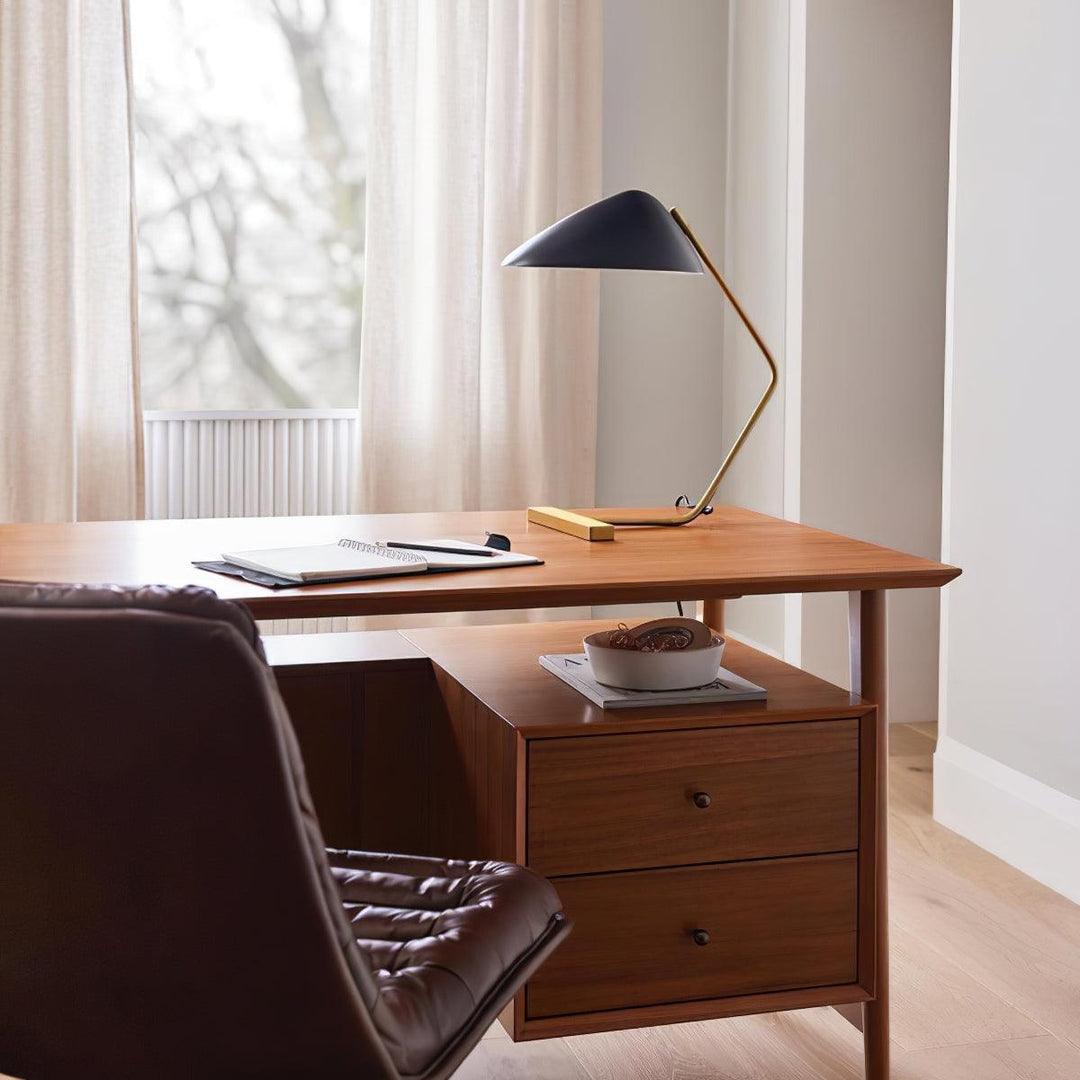Curvilinear Mid-Century Table Lamp 18.1