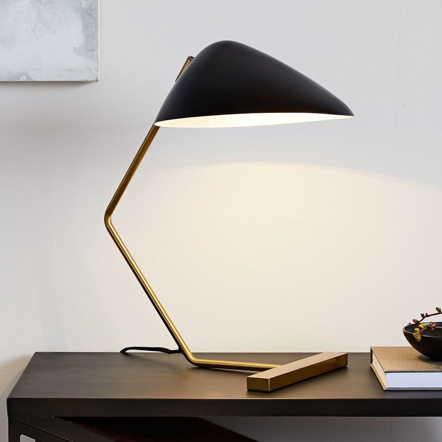 Curvilinear Mid-Century Table Lamp 18.1