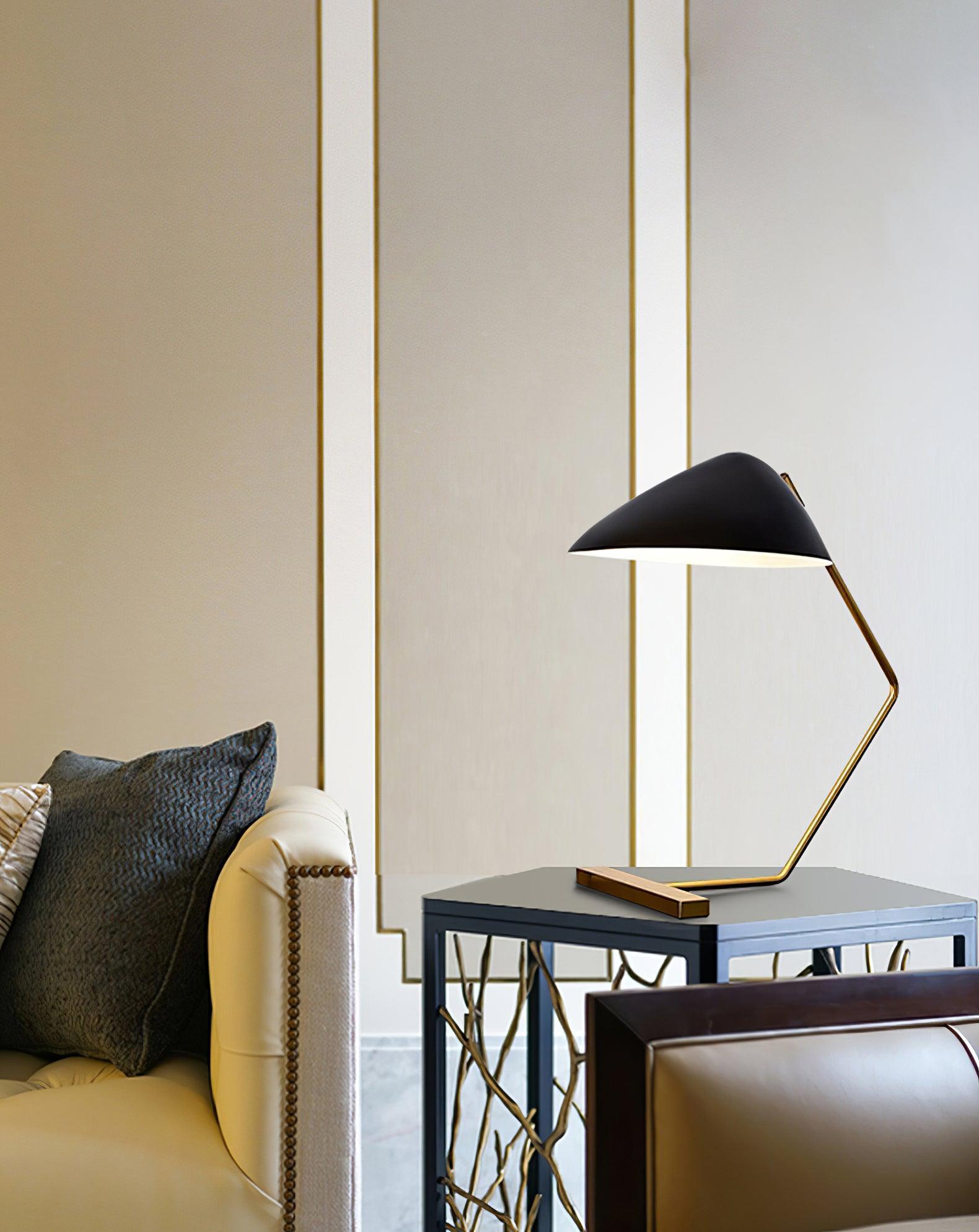 Curvilinear Mid-Century Table Lamp 18.1