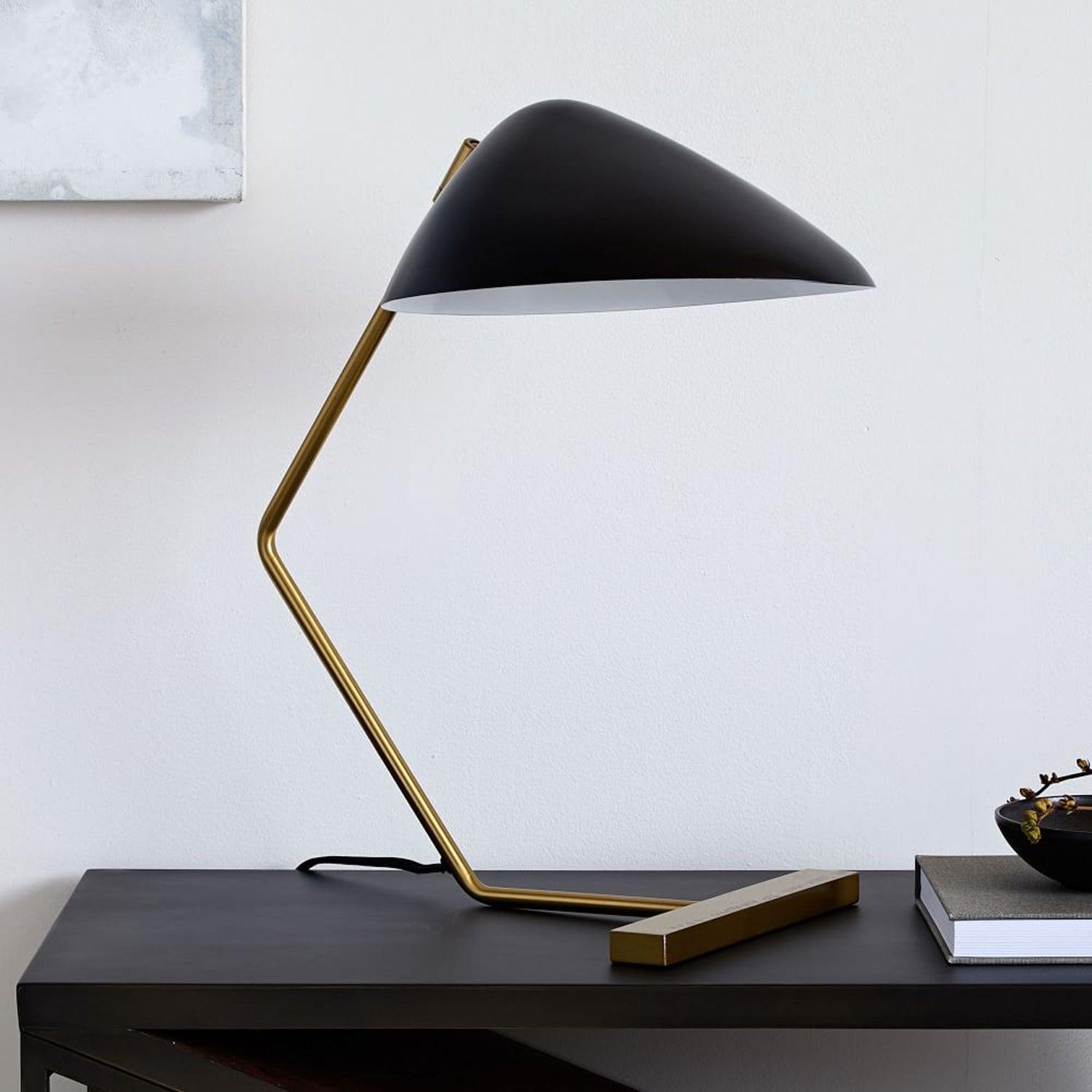 Curvilinear Mid-Century Table Lamp 18.1