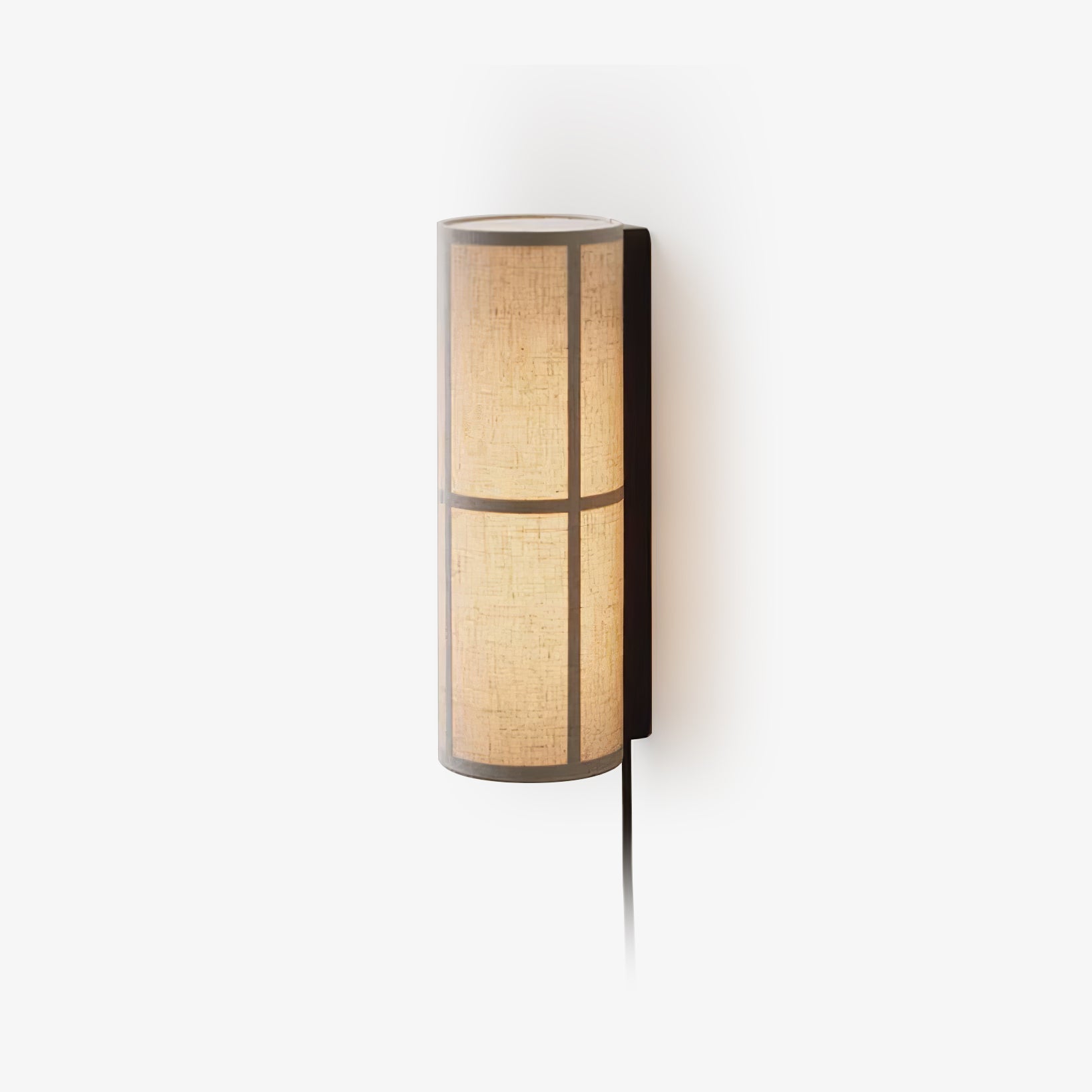Cylinder Fabric Wall Sconce