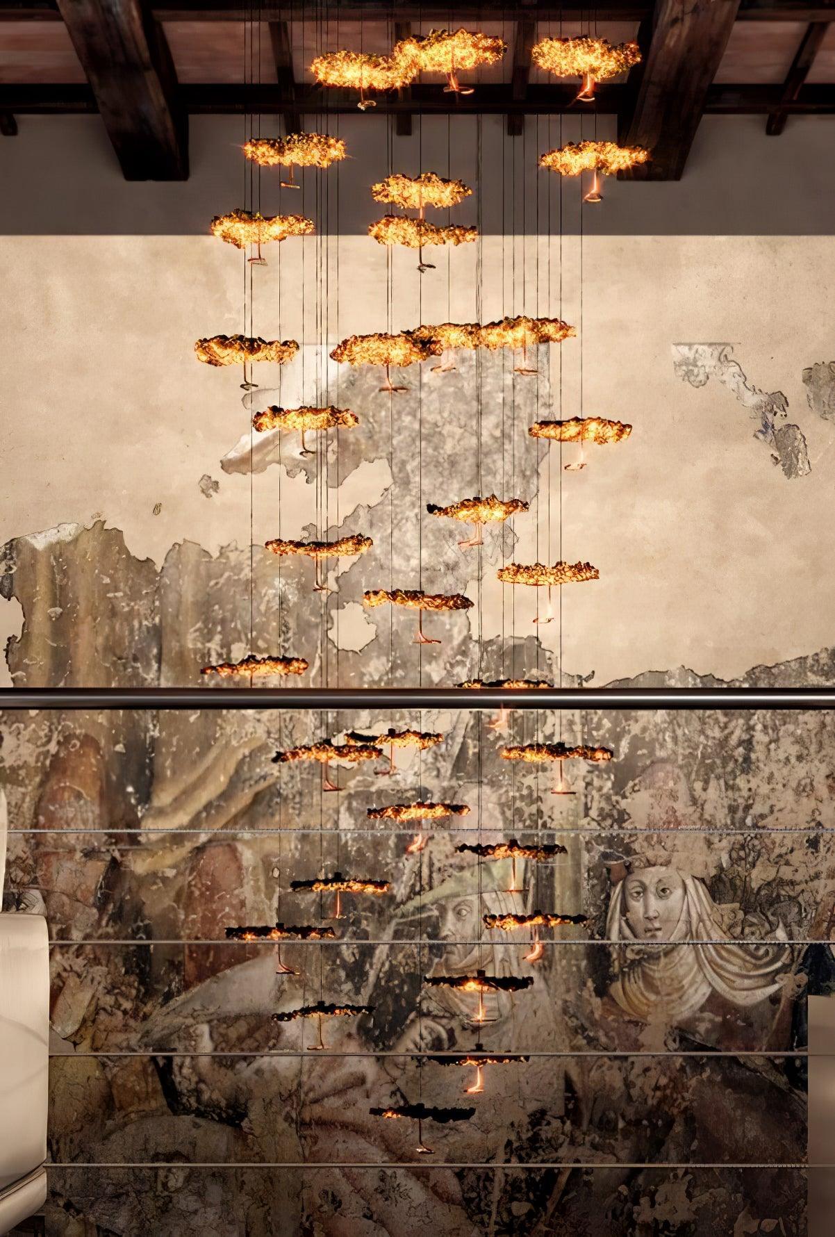 DIY Aviary Constellation Chandelier