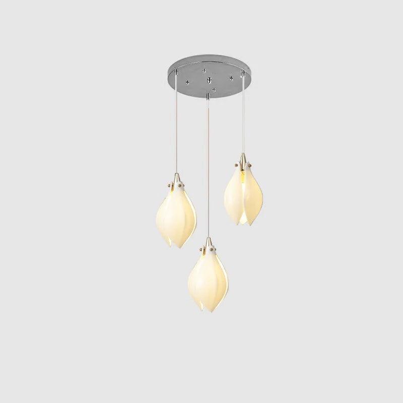 DIY Ceramic Flower Chandelier