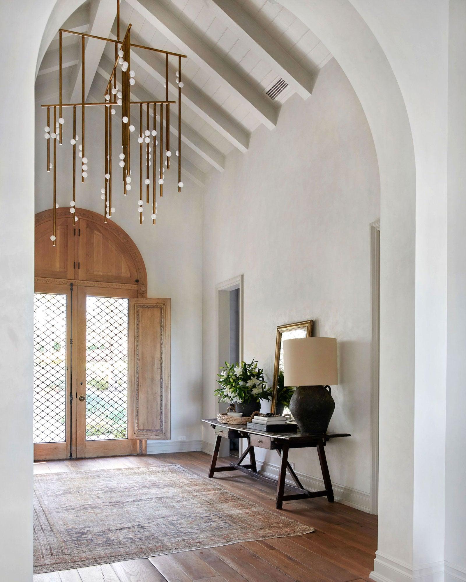DIY Luminous Cascade Chandelier