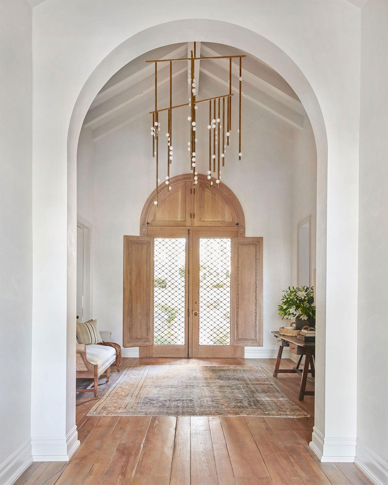 DIY Luminous Cascade Chandelier