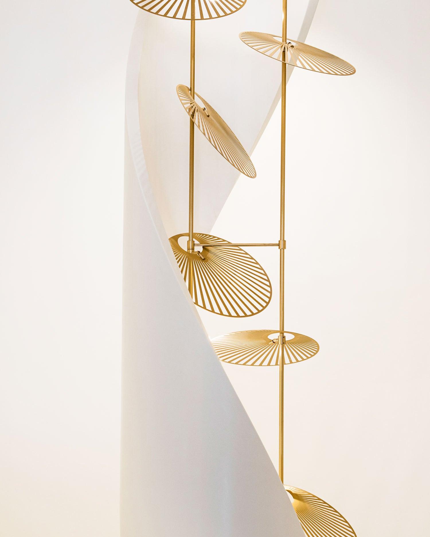 DIY Leaf Chandelier