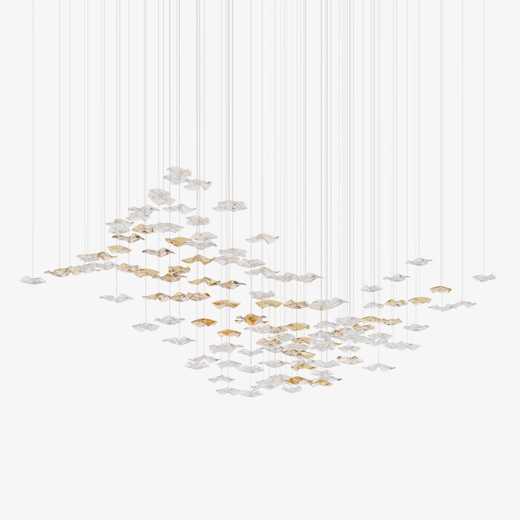Tidal Art Glass Ceiling Light
