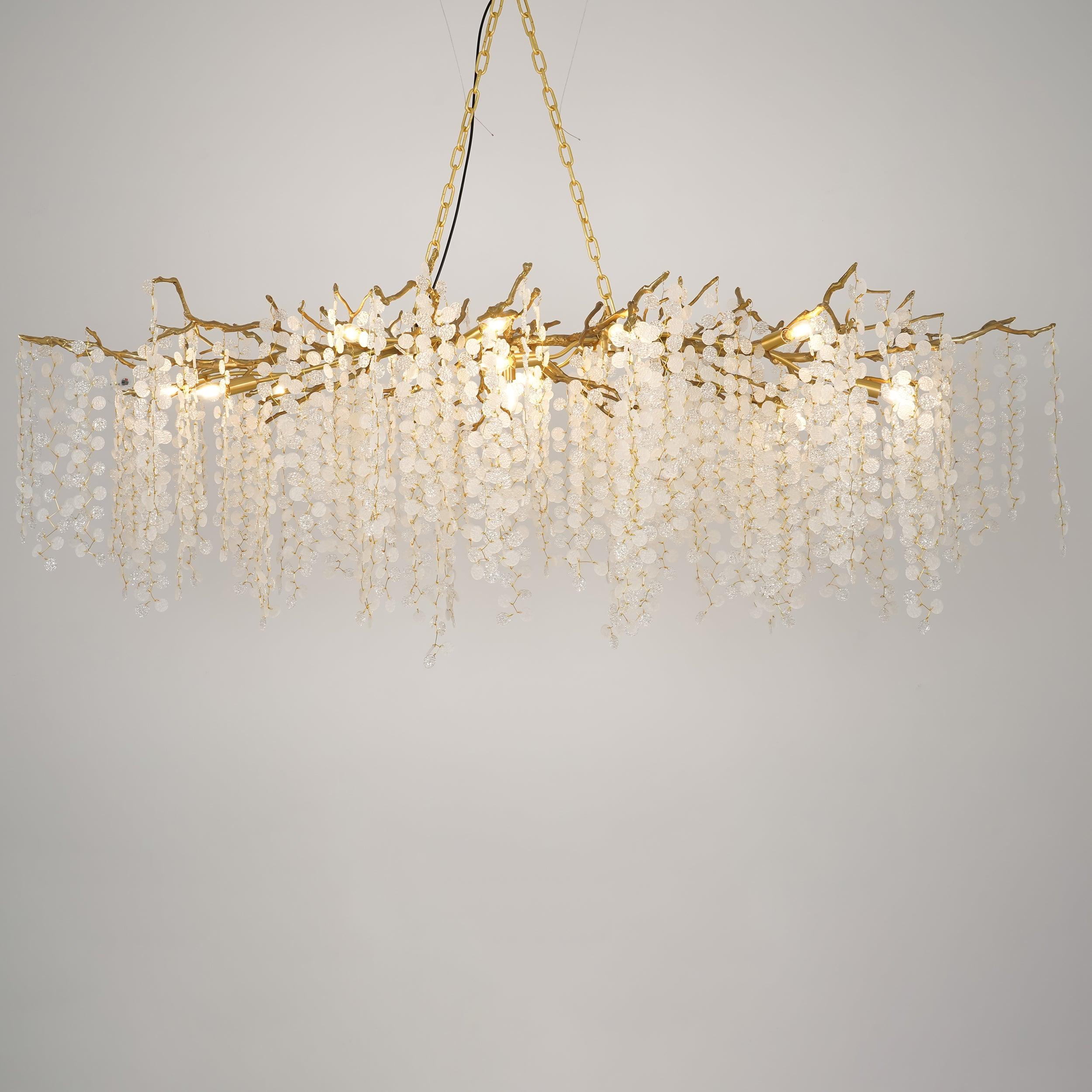Shiro Noda Crystal Electrolier Chandelier