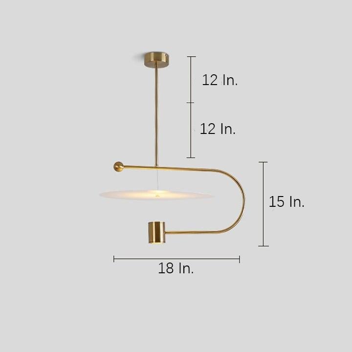 Globe Cylinder Pendant Lights Artistic Metal LED Light