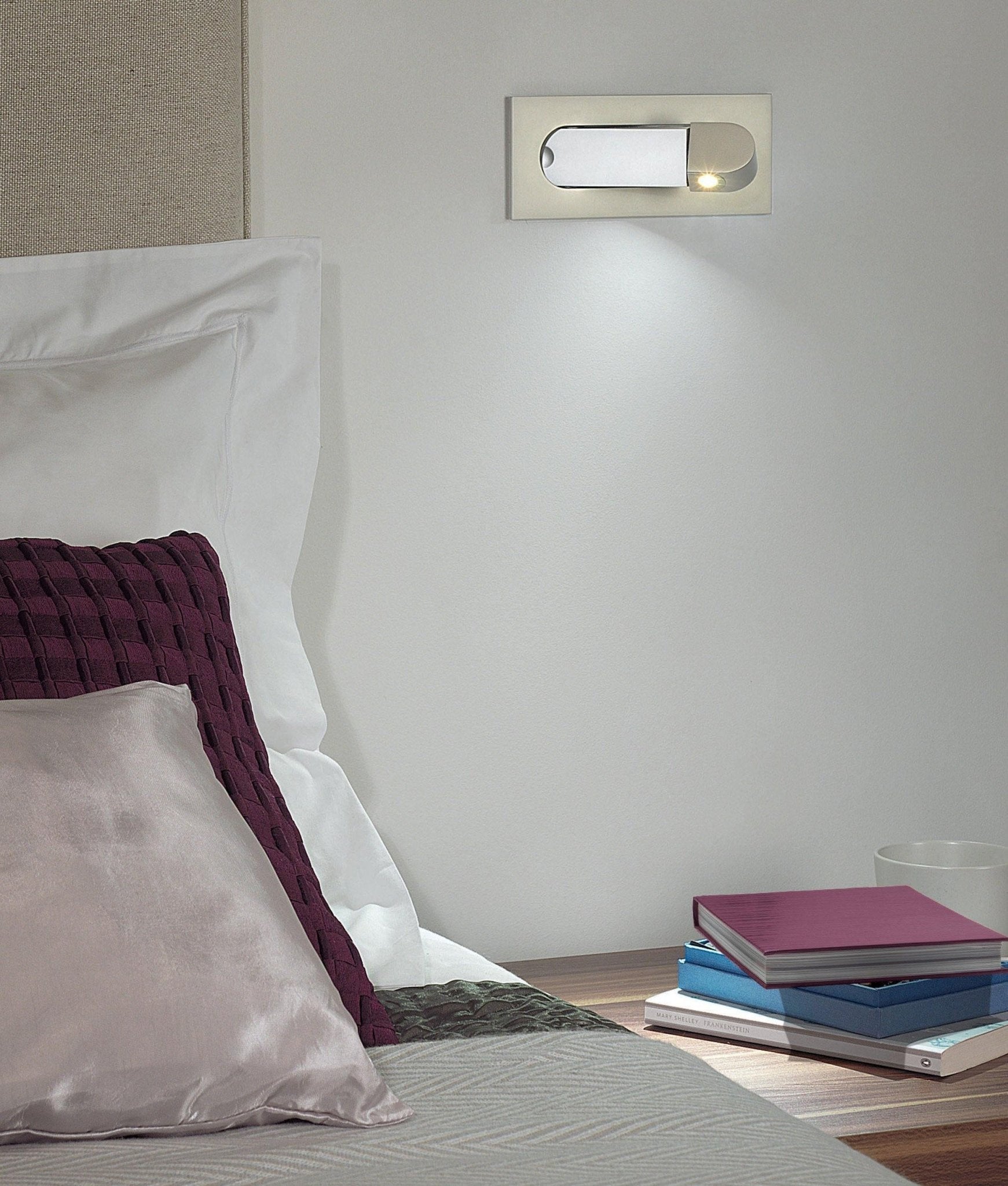Contemporary LED Reading Light Bedside Reading Light, Hardwired Wall Sconce, detail 19