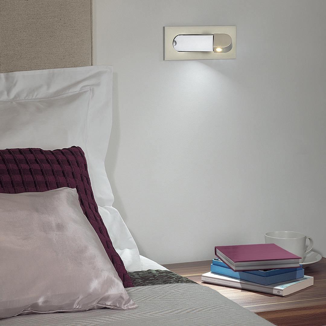 Contemporary LED Reading Light Bedside Reading Light, Hardwired Wall Sconce, detail 9