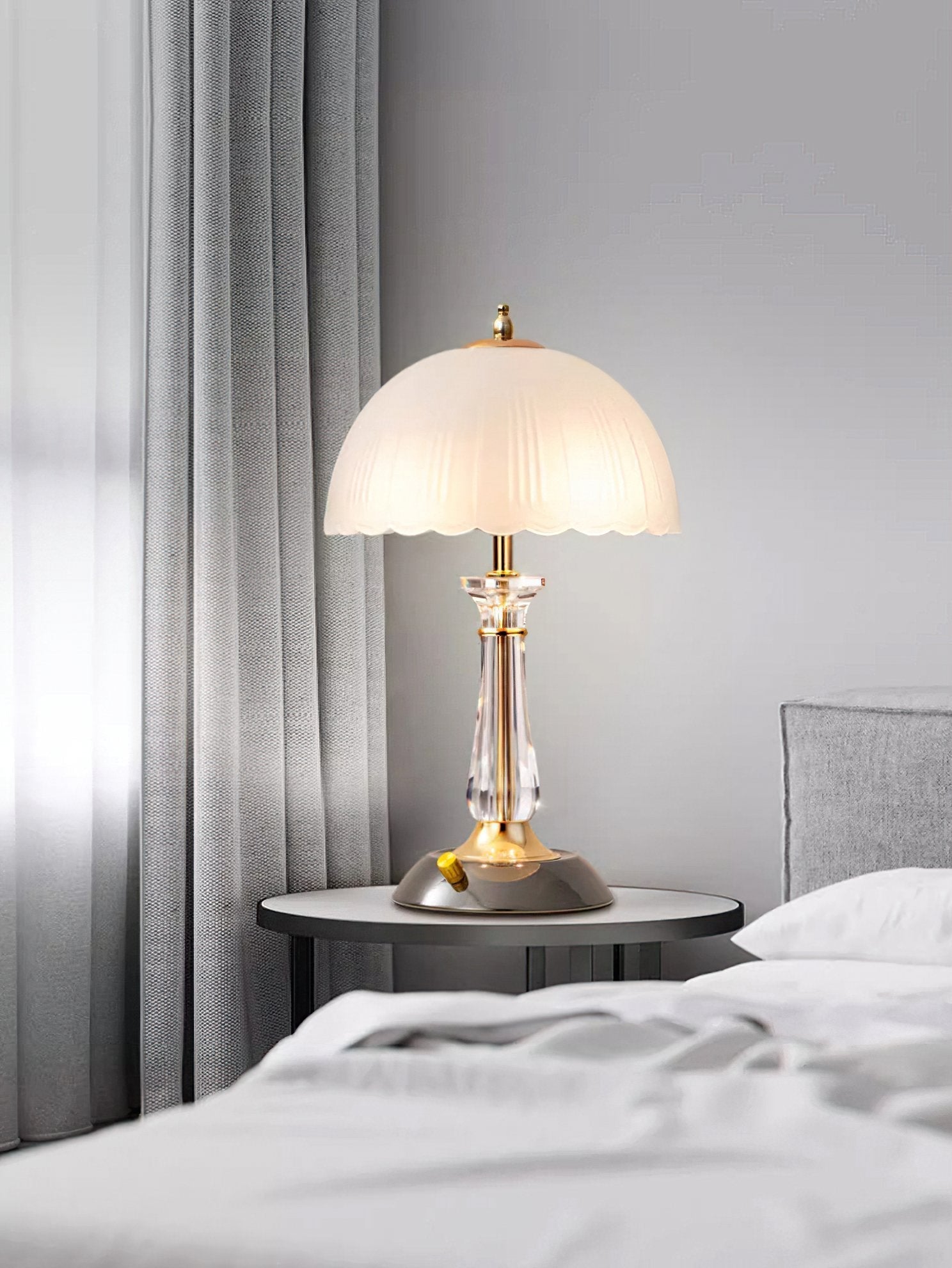 Domed Glass Table Light 9.8