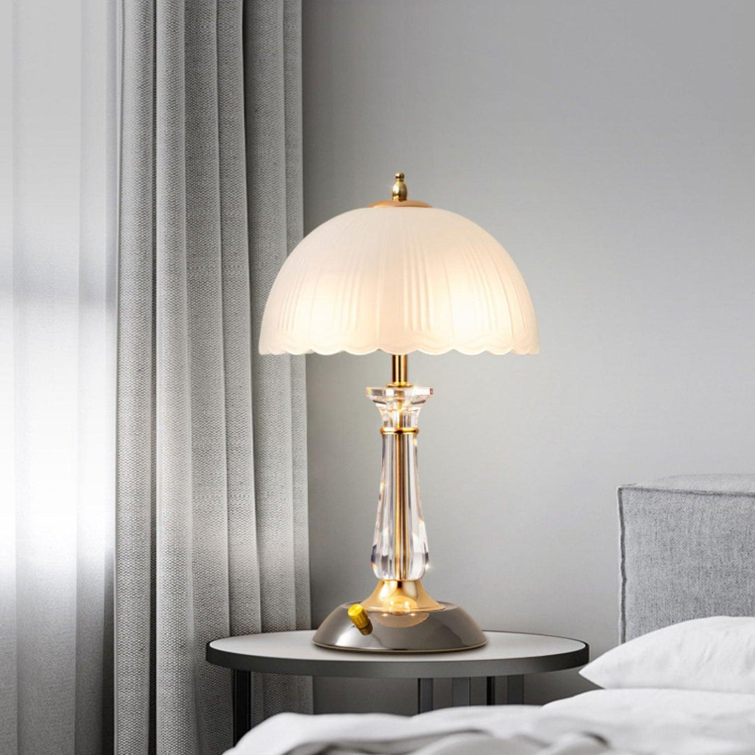 Domed Glass Table Light 9.8