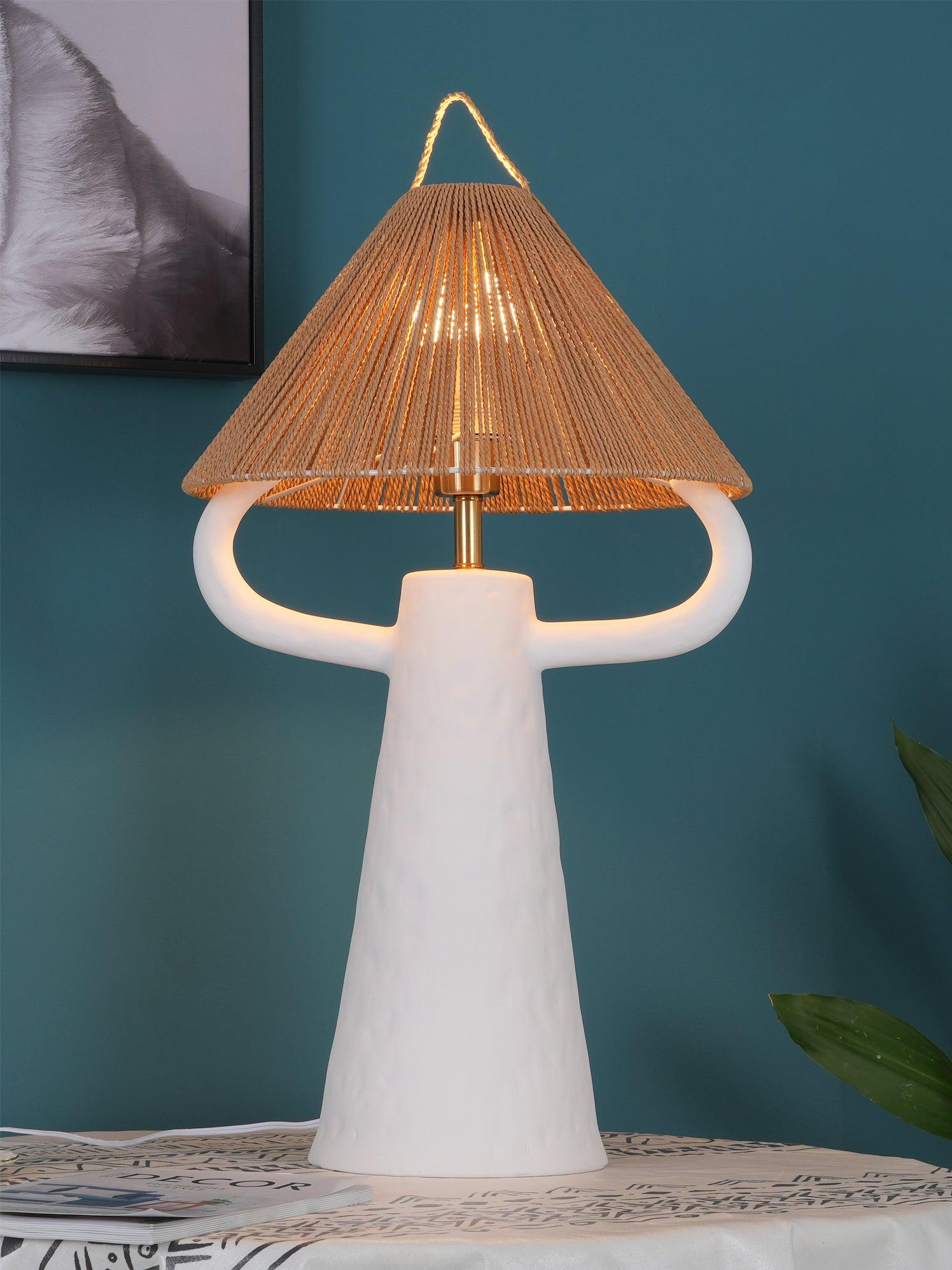 Horns Ceramic Reading Table Lamp
