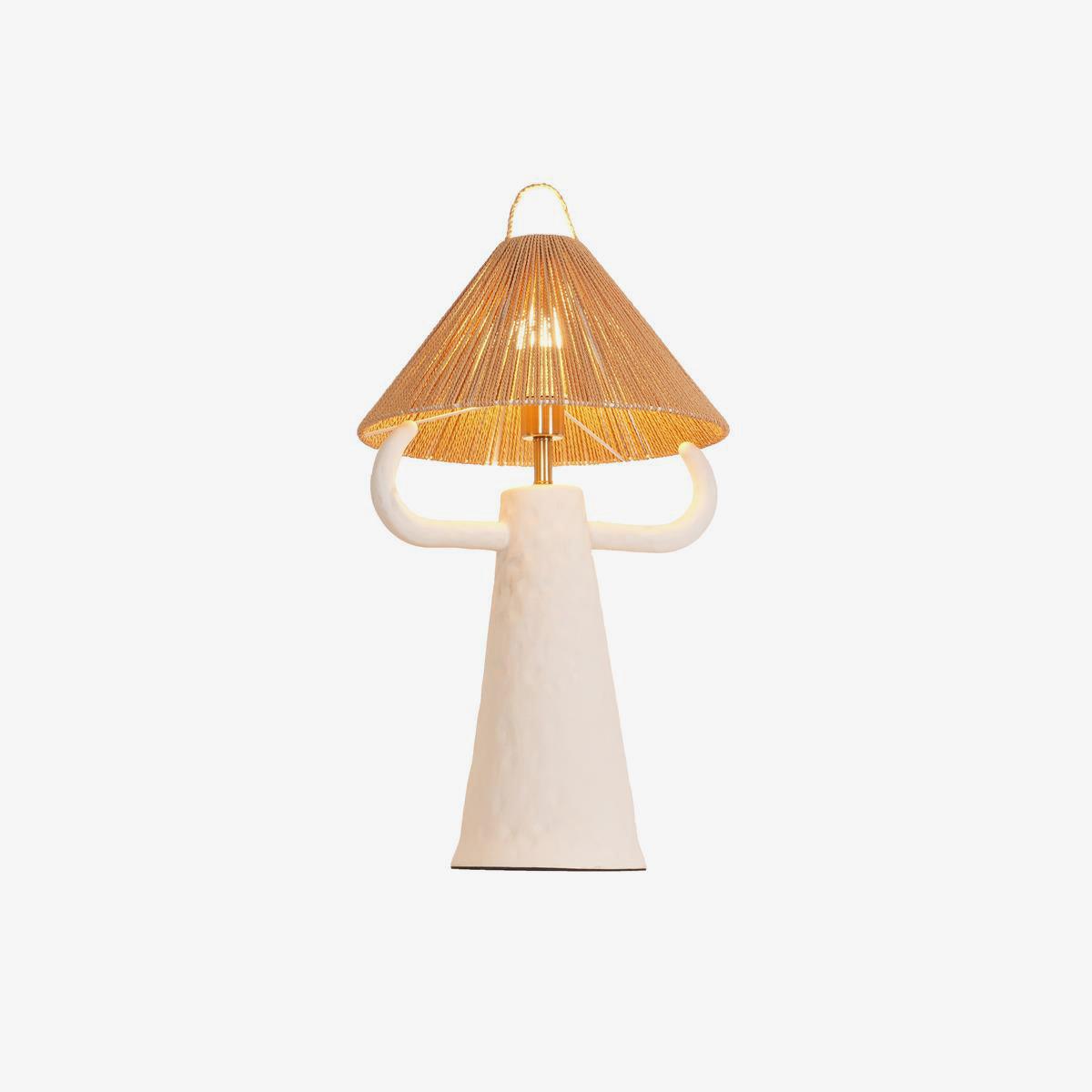 Horns Ceramic Reading Table Lamp