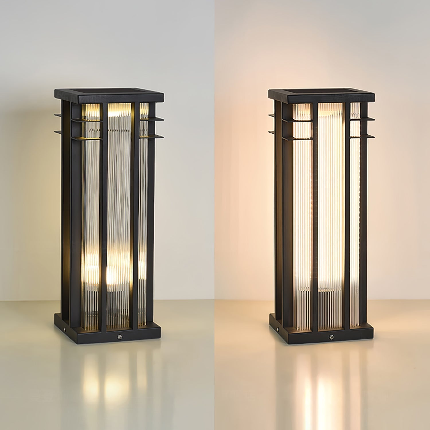 Double Axis Outdoor Post Floor Lamp