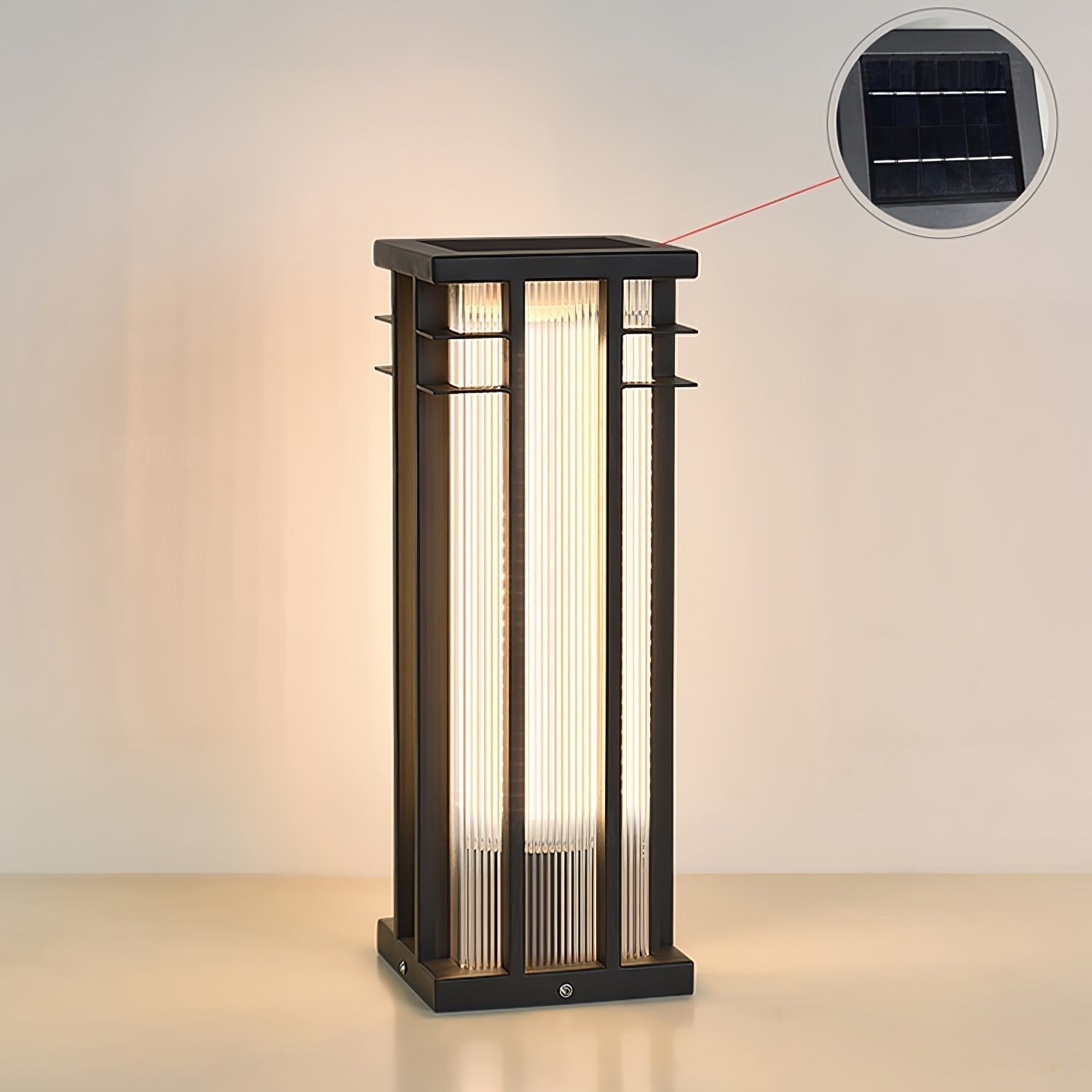 Double Axis Outdoor Post Floor Lamp