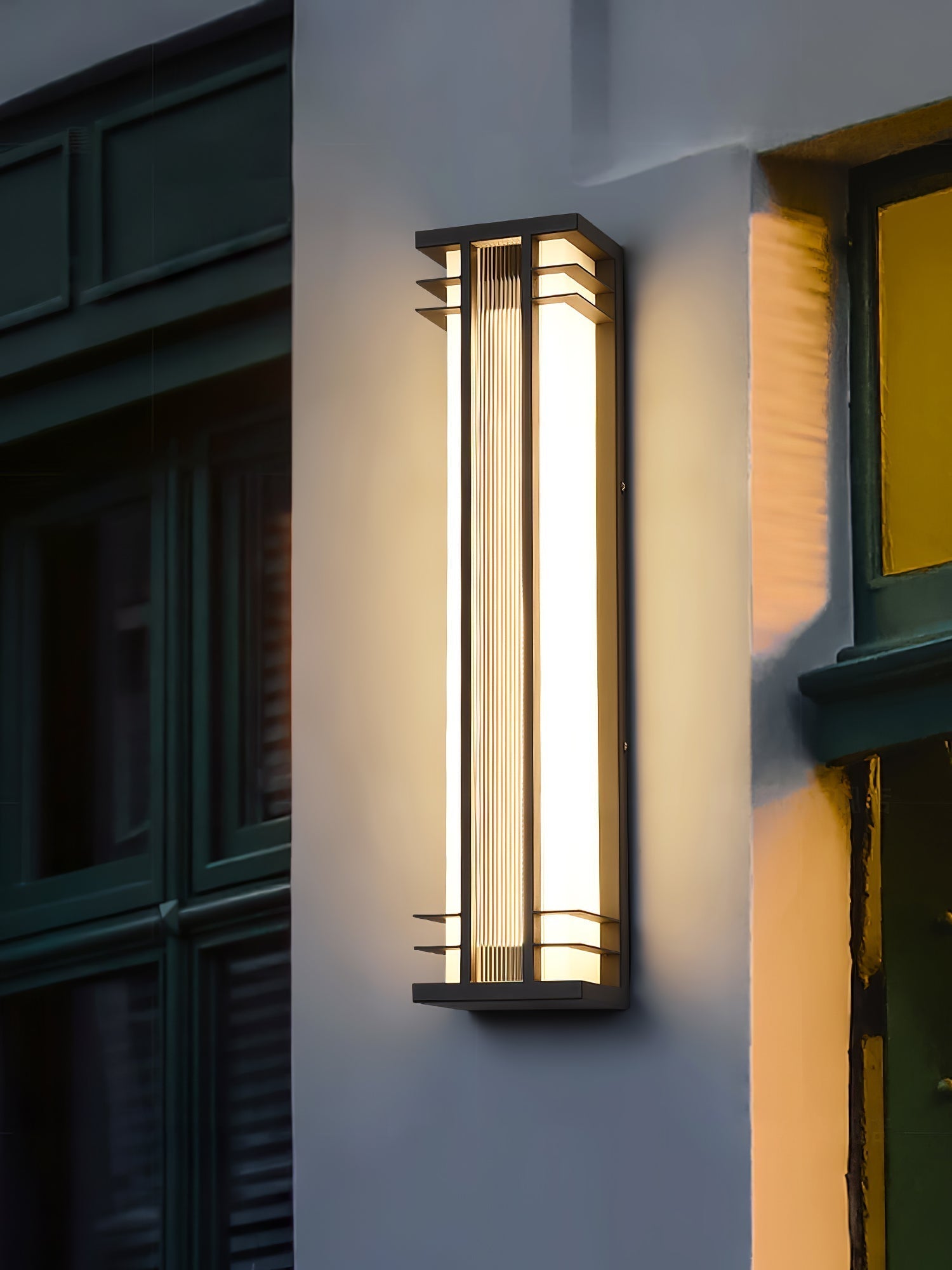 Double Axis Exterior Wall Light - L 6.3 x W 4.7 x H 13.8 Stainless steel, Outdoor Wall Light, detail 29