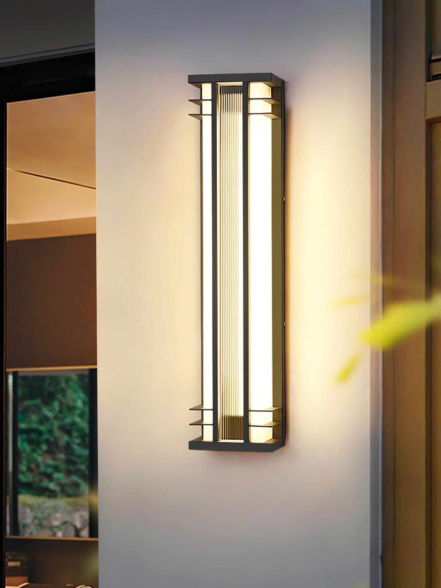 Double Axis Exterior Wall Light - L 6.3 x W 4.7 x H 13.8 Stainless steel, Outdoor Wall Light, detail 30