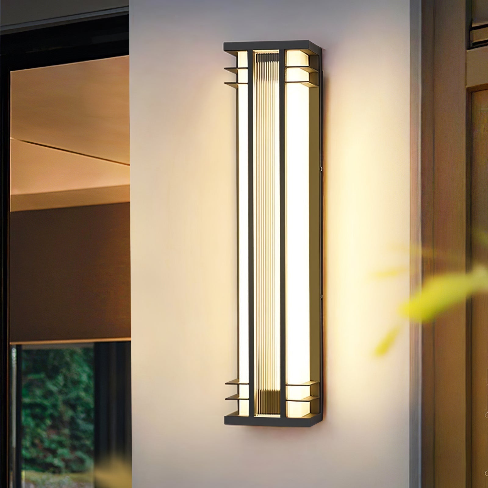 Double Axis Exterior Wall Light - L 6.3 x W 4.7 x H 13.8 Stainless steel, Outdoor Wall Light, detail 6