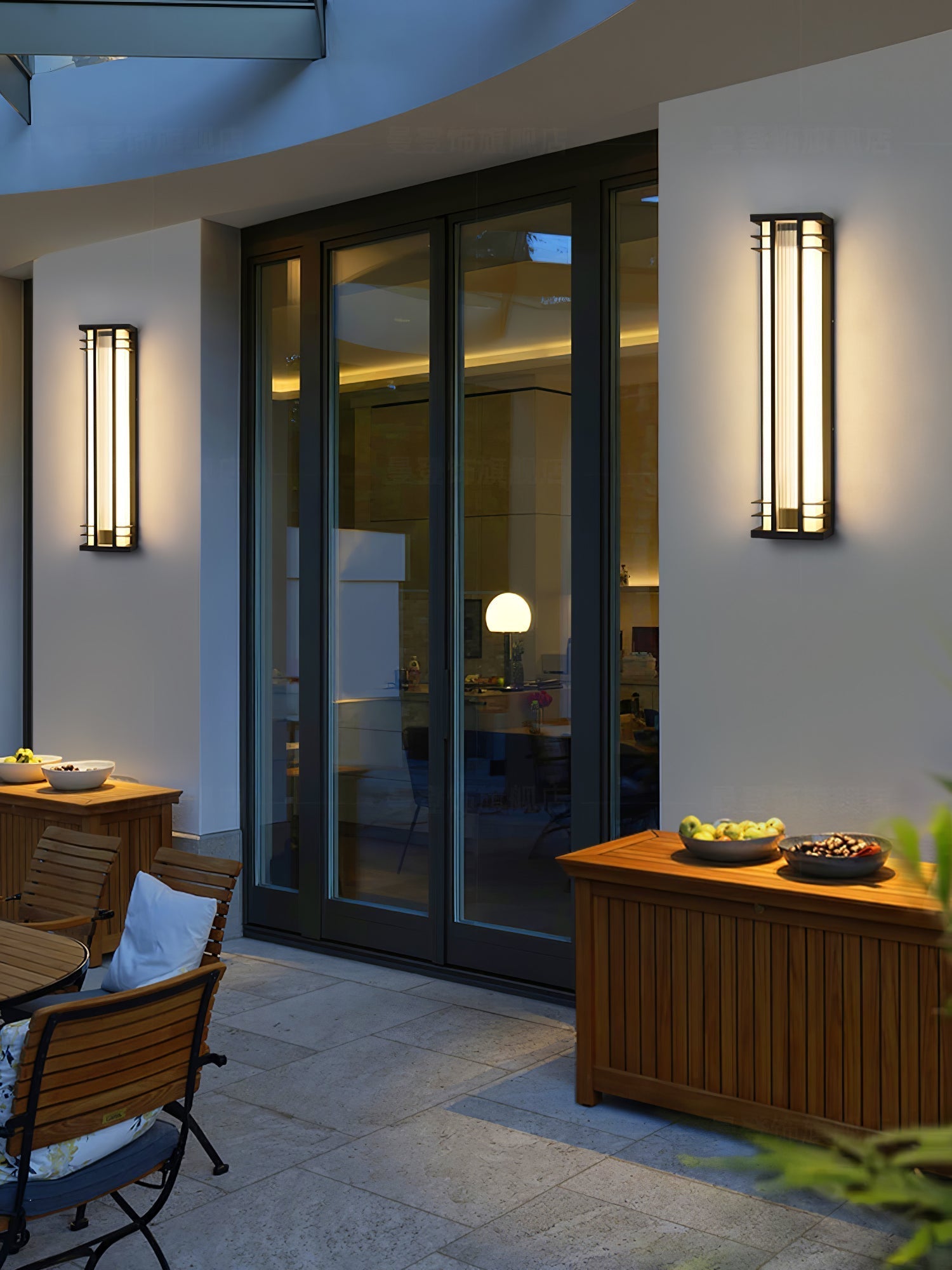 Double Axis Exterior Wall Light - L 6.3 x W 4.7 x H 13.8 Stainless steel, Outdoor Wall Light, detail 11