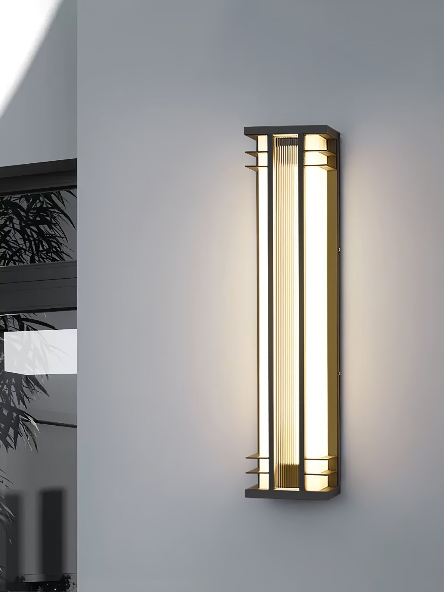 Double Axis Exterior Wall Light - L 6.3 x W 4.7 x H 13.8 Stainless steel, Outdoor Wall Light, detail 13