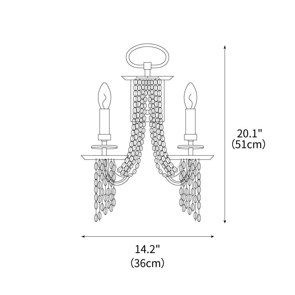 Droplet Cascade Wall Lamp 14.2