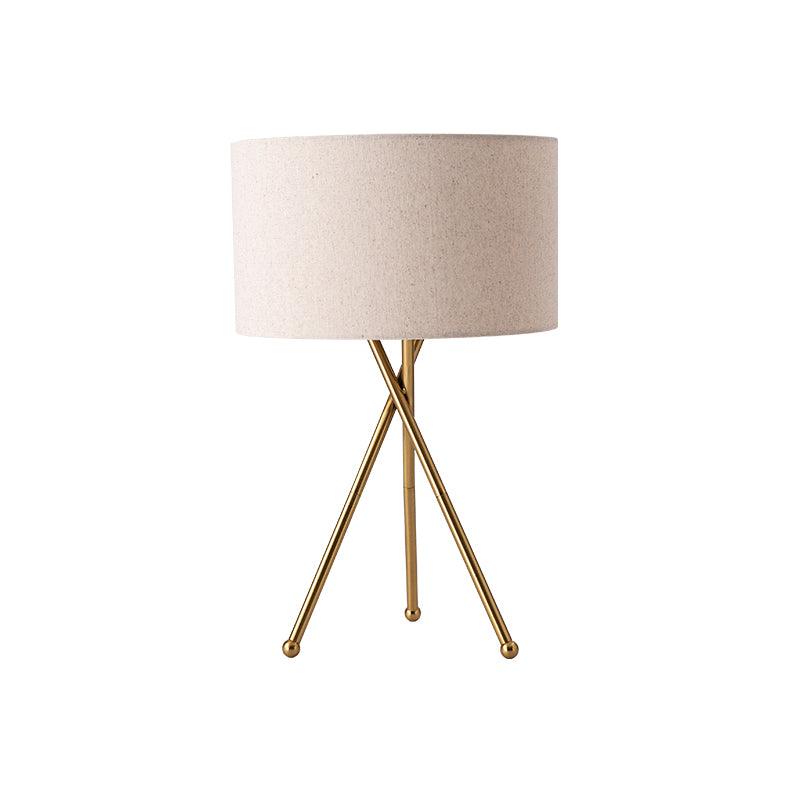 Drum Shaped Table Lamp 13.8