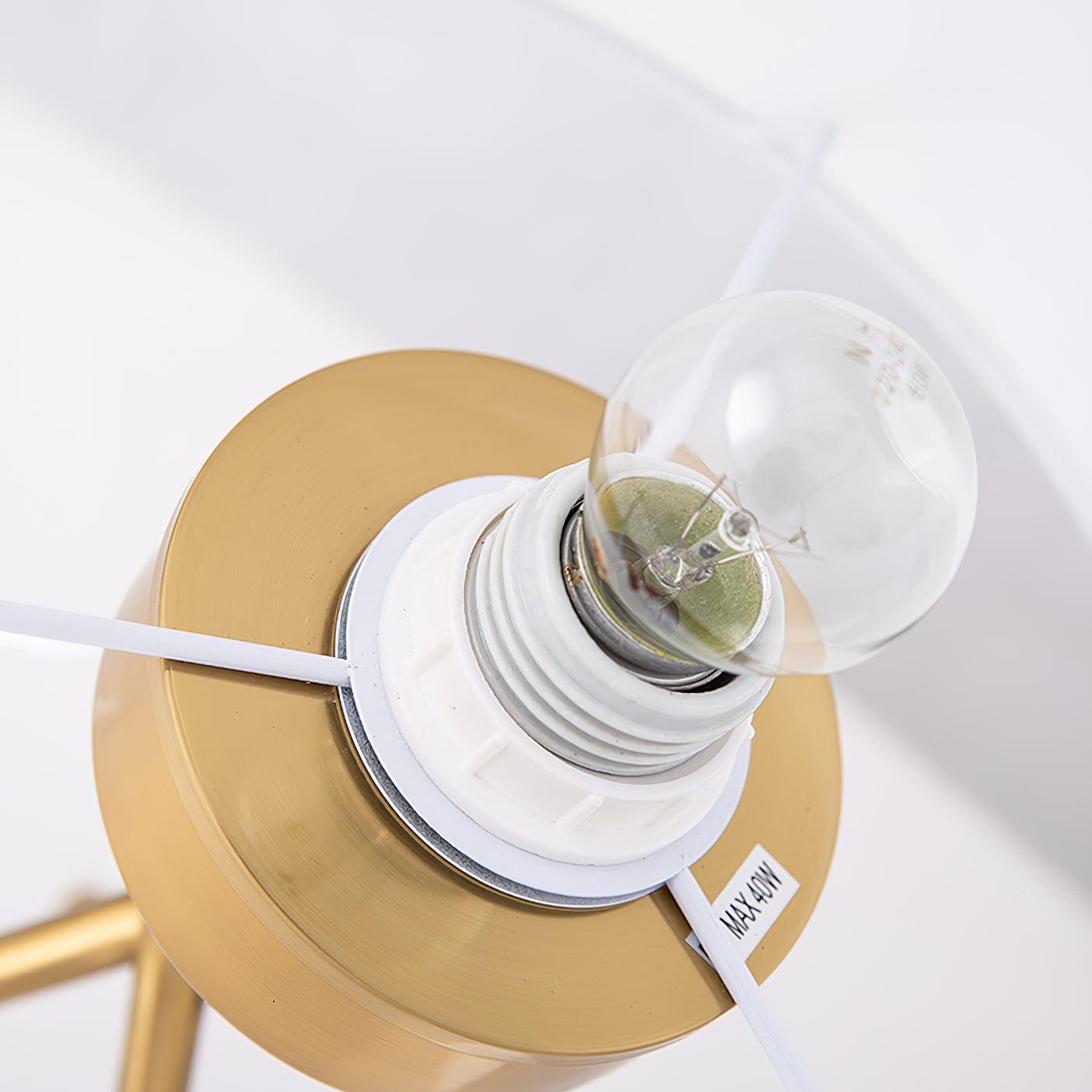 Drum Shaped Table Lamp 13.8