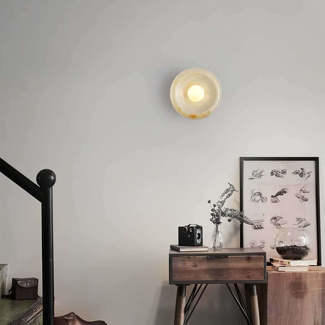 Eclipse Jade Wall Sconce 9.8