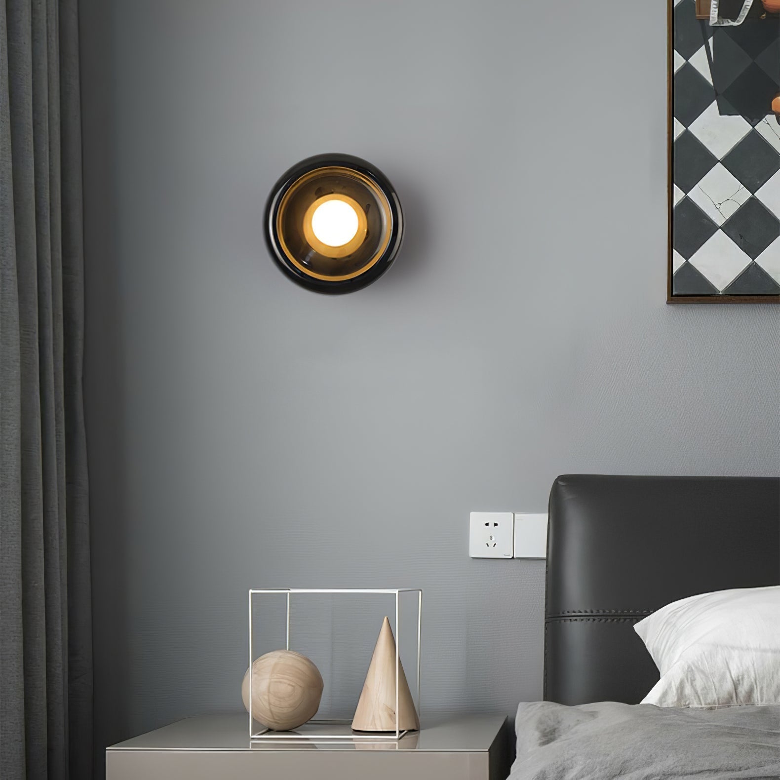 Eclipse Jade Wall Sconce 9.8