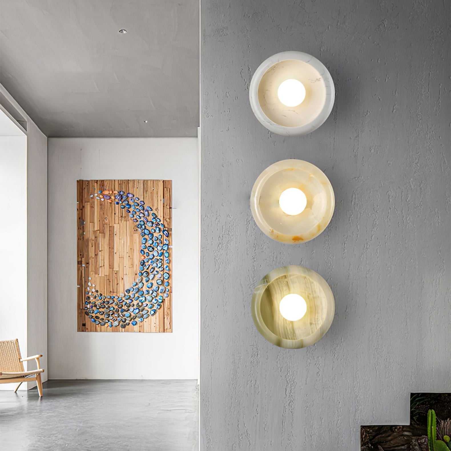 Eclipse Jade Wall Sconce 9.8