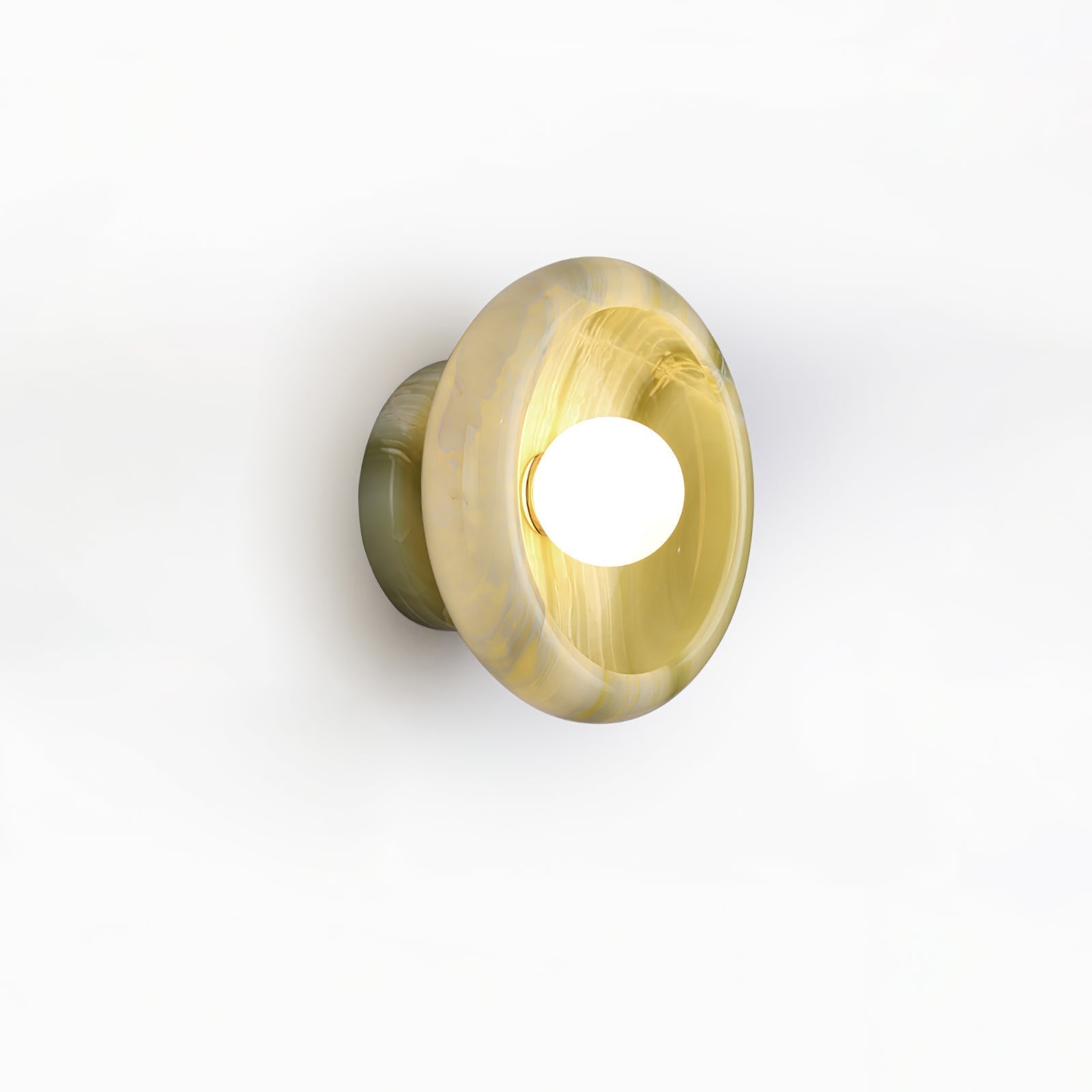 Eclipse Jade Wall Light, Hardwired Wall Sconce, detail 20