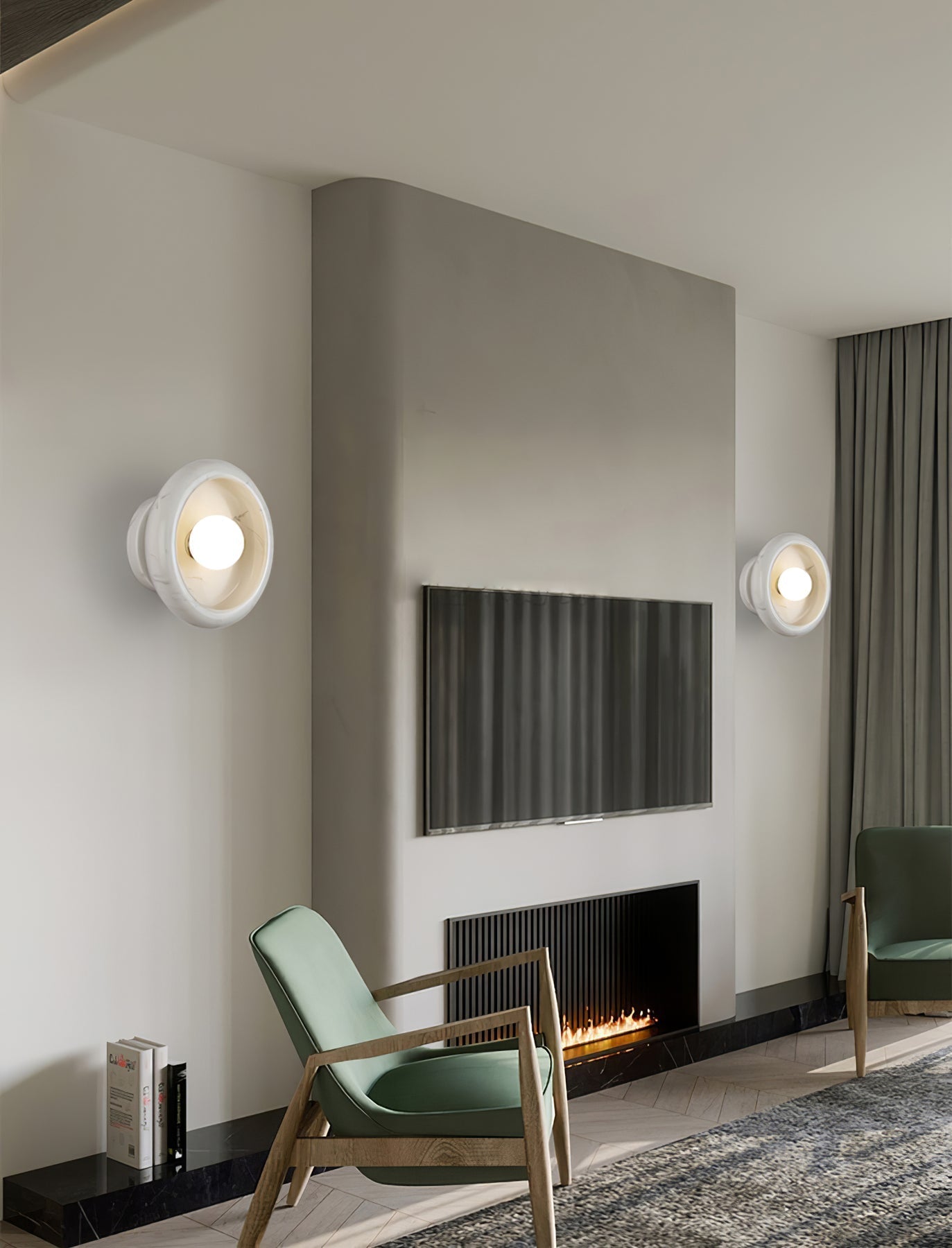 Eclipse Jade Wall Sconce 9.8